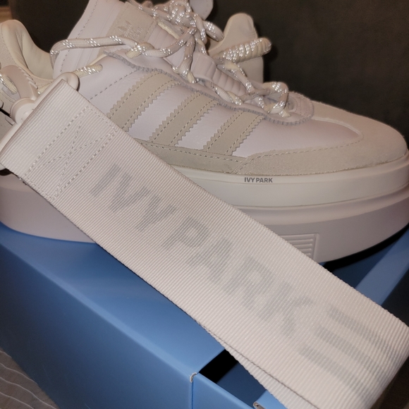Ivy Park X Adidas Cloud white platform shoes 7 - Picture 2 of 4